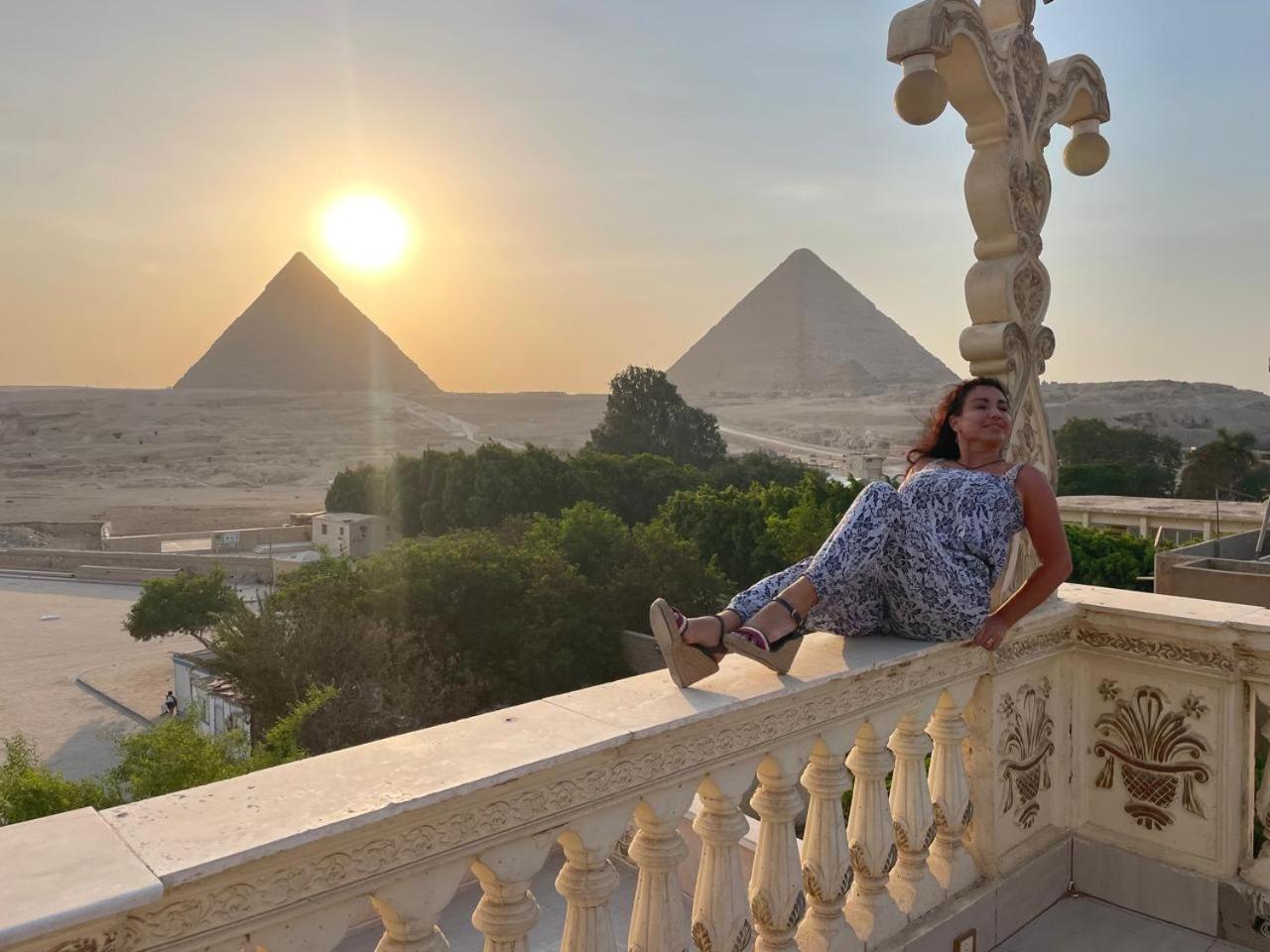 Sphinx Palace Pyramids View Inn Kafret el-Gabal Esterno foto