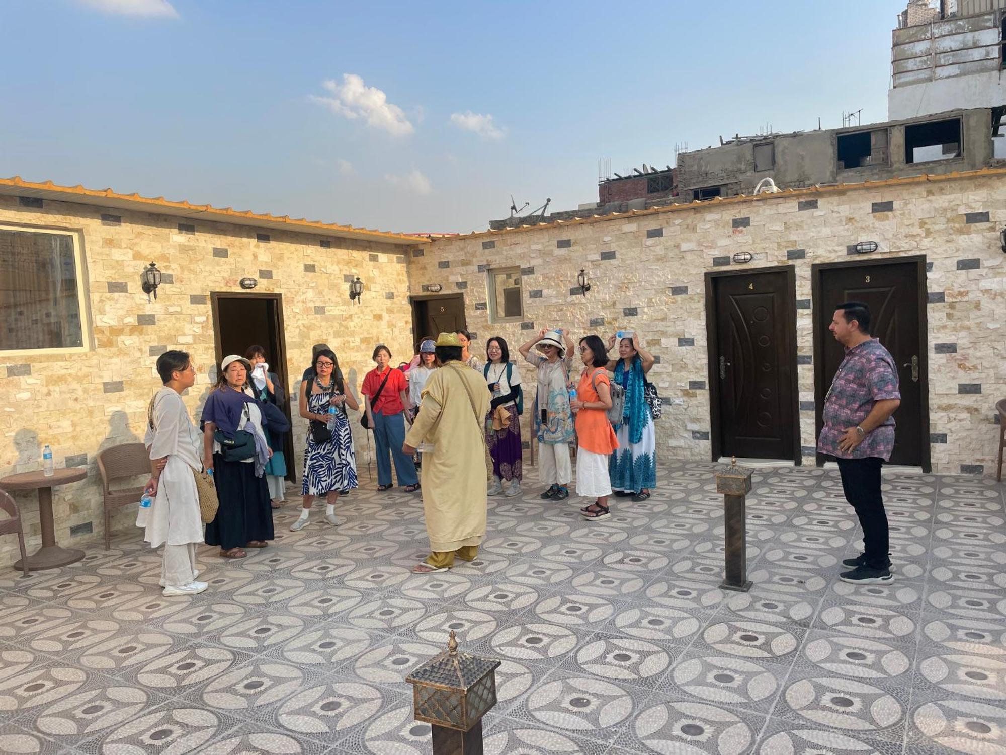 Sphinx Palace Pyramids View Inn Kafret el-Gabal Esterno foto